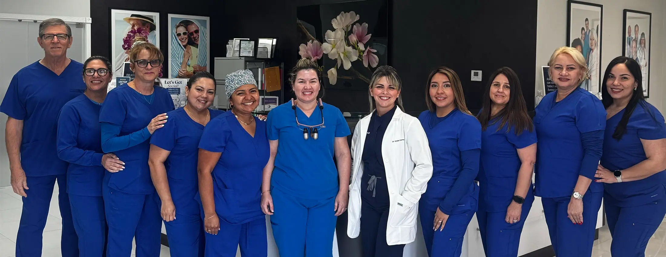 Aurora dental team photo