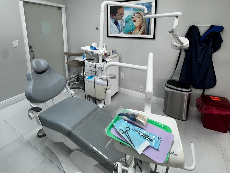 Flagler Aurora Dental exam room