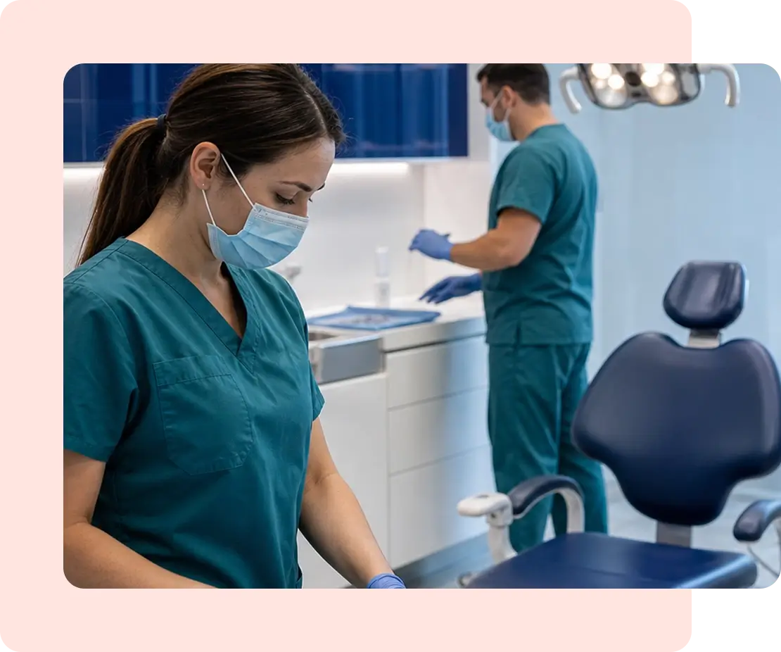 orla surgeons prepping for surgery